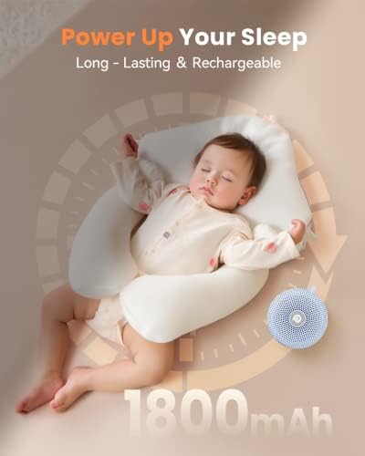 Dreamegg White Noise Machine - Portable Sound Machine for Baby Adult, Features Powerful Battery, 21 Soothing Sound, Noise Canceling for Office & Sleeping, Sound Therapy for Home, Travel(2Light Blue) - Image 4