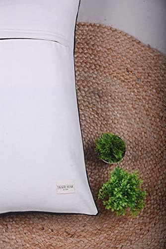 Trade Star Rustic Cushion Cover 100% Cotton Throw Pillow Case Mudcloth Cushion Cover Lumbar Pillow Cover Boho Accent Indian Farmhouse Bedding Decor Spring Cushion Case 14x22 Inches - Image 4