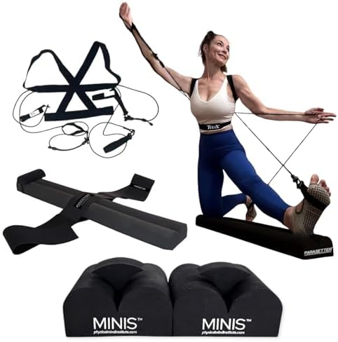 TYE4X Total Body & Recovery Bundle – Resistance Training System + Parasetter Foam Roller for Spine Alignment + Minis Foot Rollers for Mobility & Pain Relief by PhysicalMindInstitute%C2%AE