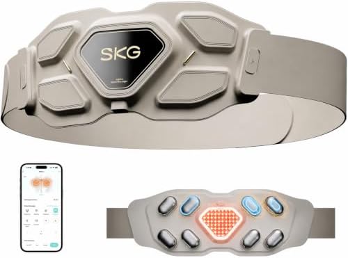 SKG W9 Pro FSA Lower Back Massager for Strain Relief Deep Tissue by SKG