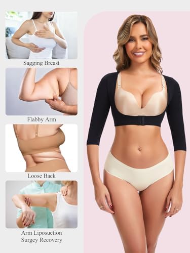 JOYSHAPER Upper Arm Shaper for Women Posture Corrector Compression Sleeve - Image 6