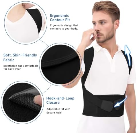 Posture Corrector for Women & Men Back Brace hunchback Straightener - Image 5