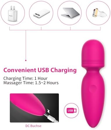 Mini Massager, Handheld Massager with 10 Quiet Vibration Modes - Image 5