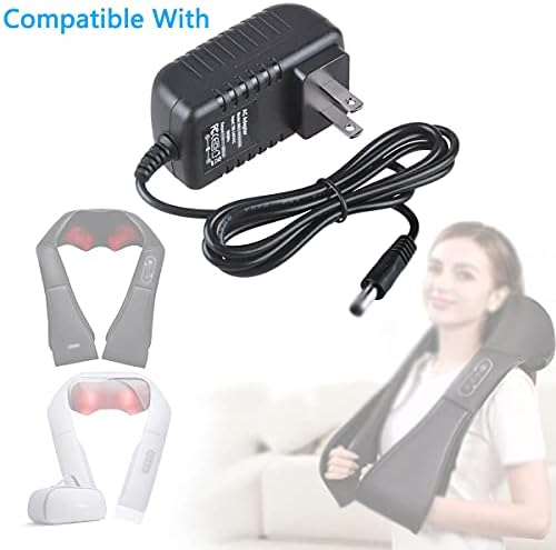 12V AC DC Power Supply Adapter Charger Compatible for Naipo Shiatsu Back and Neck Massager OCuddle C1 MGS 150DC Replacment Power Supply - Image 3