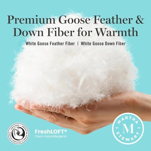 Martha Stewart Luxurious Goose Feathers Down Fiber Comforter Twin Size - Image 3