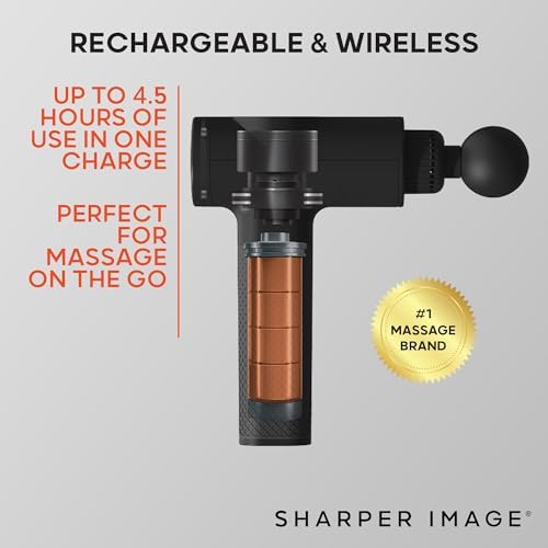 Sharper Image Powerboost Deep Tissue Percussion Massage Gun 2026 Version - Image 6