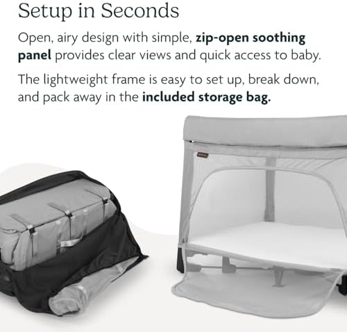 UPPAbaby Remi 3-in-1 Portable Playard, Bassinet & Travel Crib - Stella - Image 4