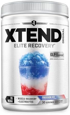 Xtend Original BCAA Powder with Zero Sugar, Freedom Ice, 30 Servings by Xtend