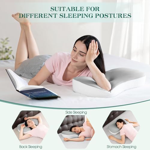 Ergonomic Memory Foam Cervical Pillow for Neck & Shoulder Support - Image 2