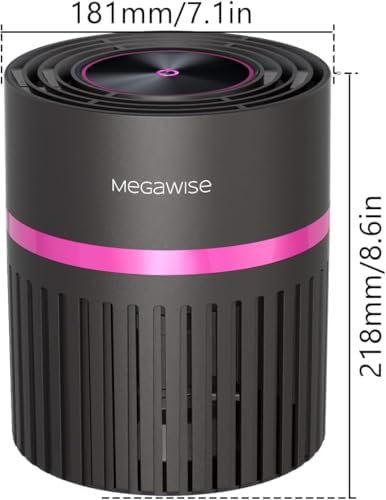 MEGAWISE Home Air Purifier, True HEPA, 6-Speed, for 215 sq ft - Image 2
