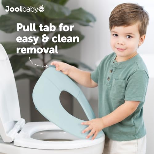 Jool Baby Folding Travel Potty Training Seat – Easy-Remove Pull Tab (Aqua) - Image 6