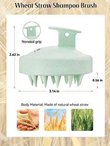 HEETA Scalp Massager Hair Growth Scrubber for Dandruff Removal Hair Care - Image 2