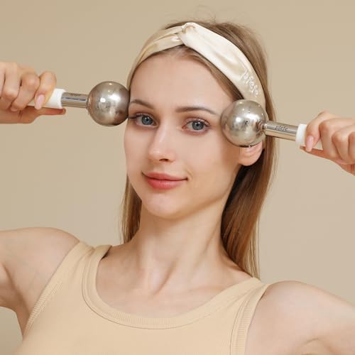 pfefe Ice Globes for Face & Eyes, Unbreakable Stainless Steel Cryo Sticks for Beauty Routines, Facials Cold Roller Cooling Globes for Puffiness, Wrinkles, Dark Circles, Headaches - Image 5