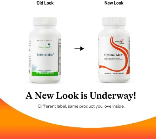 Seeking Health Optimal Man - Multivitamin Supplement with Zinc, Active Folate, & Alpha-Lipoic Acid - Multivitamin Supports Energy & Brain - Support Aging & Men's Health - 30 Servings - Image 6