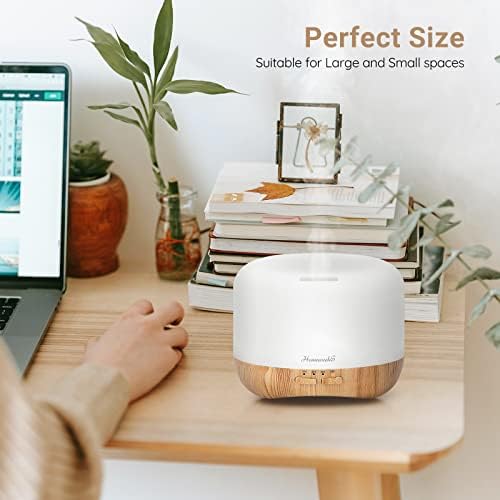 Homeweeks Essential Oil Diffuser for Room Aromatherapy Scent Diffuser - Image 5