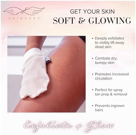 Divine Glow Exfoliating Mitt for Body 1pc, Body Exfoliator & Korean Glove - Image 6