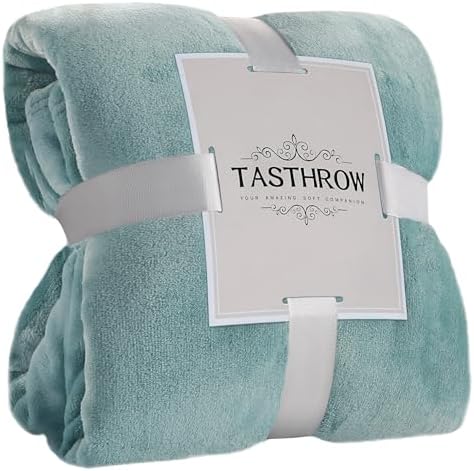 TASTHROW Bluishgreen Throw Blanket 50x60 Inches by TASTHROW