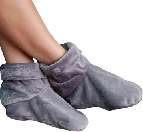 Mars Wellness Heated Microwavable Booties - Microwave Slipper Warmers by MarsWellness