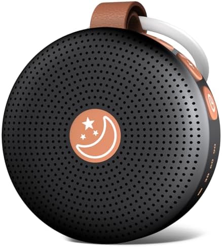 Portable Sound Machine Mini White Noise Machine Baby Shushing Brown Noise Machine with 30 Soothing Sounds for Kids Adults Dogs Auto-Off Timer 32 Volume Levels Sleep Machine for Home Office Privacy by BodyHush