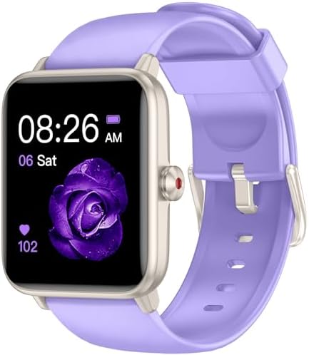 Smart Watch, Fitness Tracker with Heart Rate, Blood Oxygen, Sleep Tracker by TYKOIT