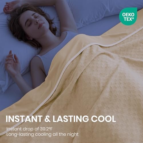 Topcee Cooling Blanket 50"x70" for Hot Sleepers Summer Cold Blanket - Image 2