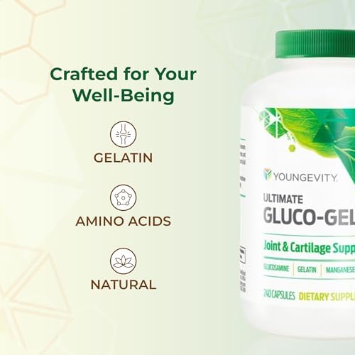 Youngevity Ultimate Gluco-Gel Glucosamine Gelatin Support, 240 Capsules - Image 5