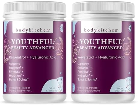 Body Kitchen Youthful Beauty Advanced Collagen Peptides Powder, 2 Pack by BodyKitchen