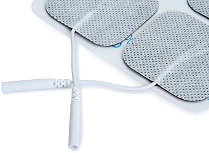 reserv 2" x 2" Premium Re-Usable Self Adhesive Electrode Pads for TENS/EMS Unit, Fabric Backed Pads with Premium Gel (Latex Free) (1/2 Pack (20 electrodes) - Image 5