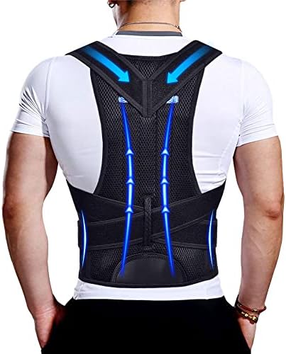 Upgraded Posture Corrector Back Brace for Men and Women, New Version Lumbar Support for Posture Improving and Pain Relief, Full Back Support for Neck, Shoulder, Waist Pain, L by BraceTop