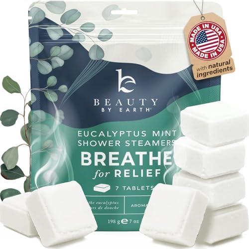 Shower Steamers Aromatherapy - USA Made with Natural Ingredients by BeautybyEarth