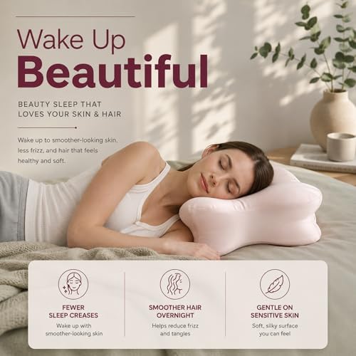 Derila Ergo Premium Blend Pillowcase with Modal & Silk Pillow Case - Image 3