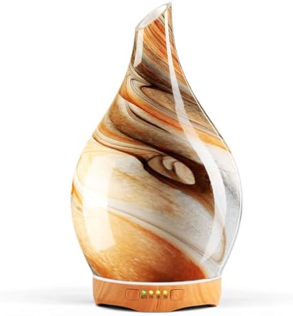 Porseme Essential Oil Diffuser 280ml Handmade Glass Diffuser 7H Runtime by Porseme