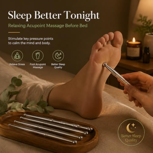 5PCS Stainless Steel Acupressure Tool Set,Trigger Point Massage Tools - Image 4