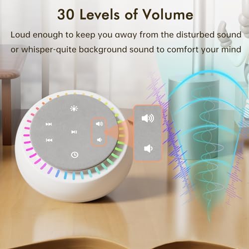 DreamSky Sound Machine for Sleep, White Noise for Sleeping Adults & Baby - Image 5