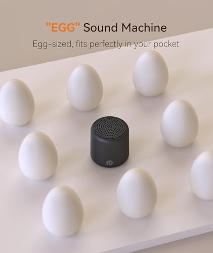 Dreamegg Travel Sound Machine - Portable Sound Machine for Baby Adults, Travel Sound Machine for Sleep, 16 Nature Sound, Timer, White Noise Machine for Sleeping Gift, Black - Image 2