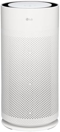 LG PuriCare™ AeroHit Smart Air Purifier for Large Rooms Up to 1000 Sq Ft, True HEPA Filter with 360° Airflow, PM 1.0 Sensor & LED Air Quality Monitor, Ultra-Quiet Wi-Fi Air Cleaner with LG ThinQ by LGElectronics