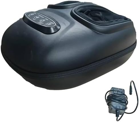 LINGTENG Foot Massager, Heated Foot Massager (Ink Black) by LINGTENG