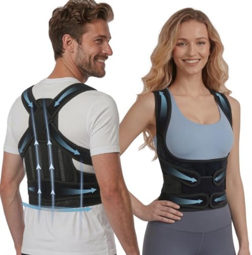 Posture Corrector for Women and Men - Back Brace & Shoulder Straightener by Unknown