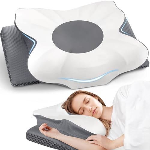 Cervical Neck Pillow - Neck Pain Relief, Queen Size by Unknown