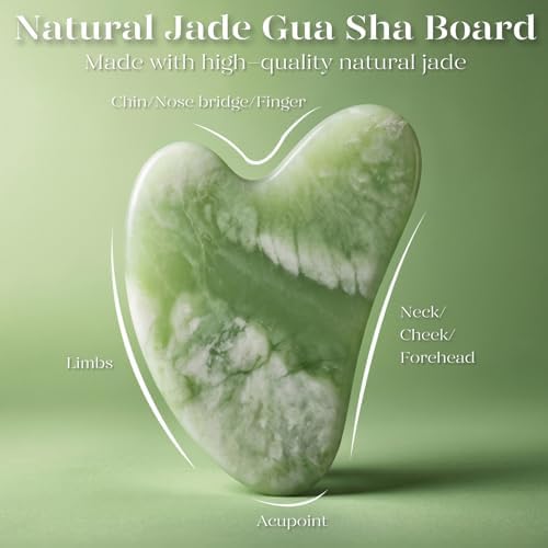 BAIMEI IcyMe Jade Roller & Gua Sha Facial Tool Set for Face Depuffing - Image 4