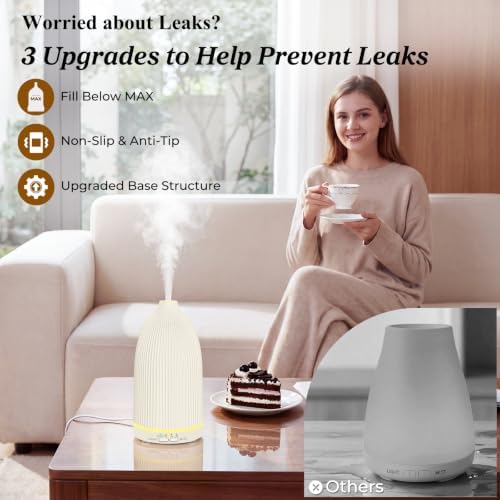 URPOWER 150mL Essential Oil Diffuser Ultrasonic Cool Mist Humidifier - Image 5