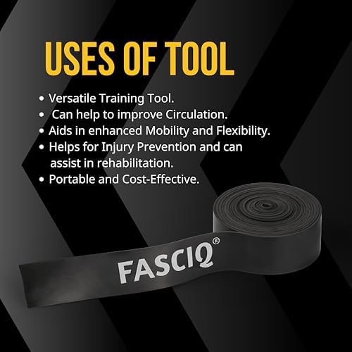 FASCIQ Muscle Floss Bands for Mobility & Strength, 1-inch Compression - Image 2