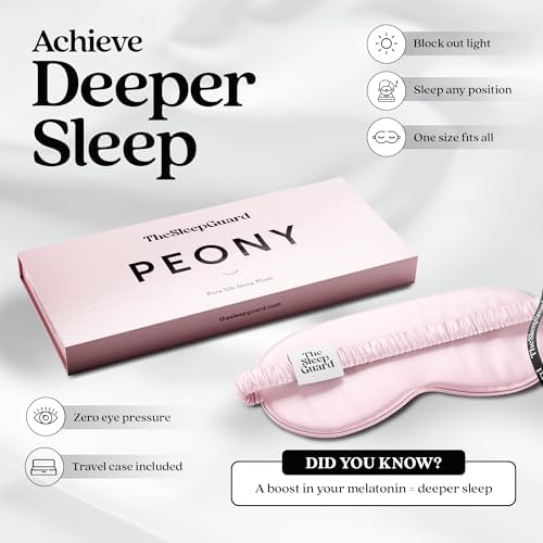 TheSleepGuard Pure Silk Sleep Mask [100% 6A Mulberry Silk, 22 Momme] Light Blocking Travel Essentials. Eye Masks for Sleeping. Black Oeko-Tex Blindfold. Eye Covers for Men & Women - Image 3