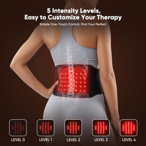 Red Light Therapy Pad, 105LED 660nm 850nm Infrared Light Wrap - Image 4