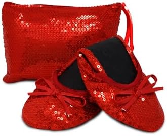 Foldable Flats for Women, Portable Ballet Shoes for Wedding &Travel Comfort by SilkyToes