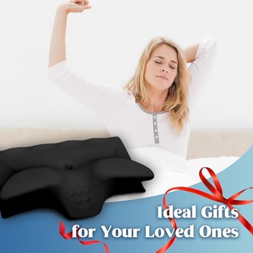 Cervical Pillow for Neck Pain Relief, Cooling Contour Memory Foam Pillows Support Odorless Ergonomic Neck Pillow Adjustable Orthopedic Bed Pillow for Side Back Stomach Sleeper with Pillowcase,KK2 - Image 7