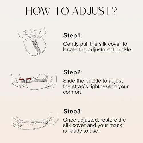 ZIMASILK Adjustable 100% 22 Momme Mulberry Silk Sleep Mask - Image 5
