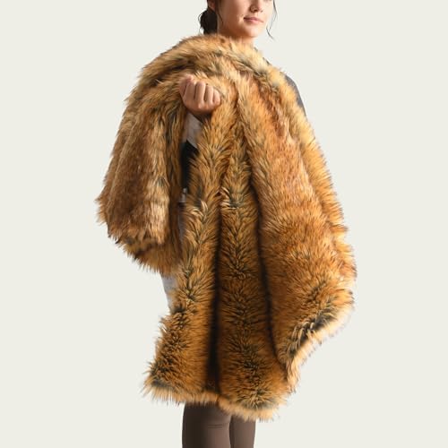 HORIMOTE HOME Reversible Faux Fur Throw Blanket, with Cheetah and Tropical Plants Printed Pattern, Decorative Fluffy Throw Blanket for Couch Bed Sofa, Birthday Gifts for Women, 50'' x 60'' - Image 4