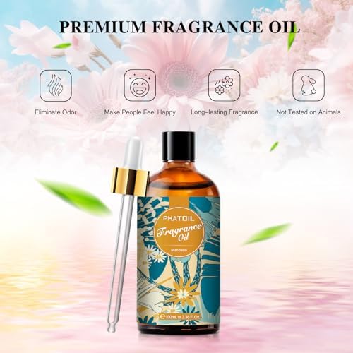 PHATOIL Mandarin Fragrance Oil for Diffuser Aromatherapy 3.38FL.OZ - Image 5