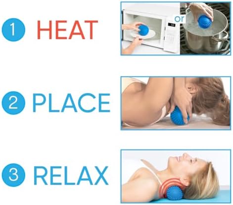 Dr. Cohen's acuball Heatable Deep Tissue Massage Ball - acuBall Trigger Point Massage Therapy for Myofascial and Stress Release and Exercise - Effective Back Massager Ball for Targeted Pain Relief - Image 3